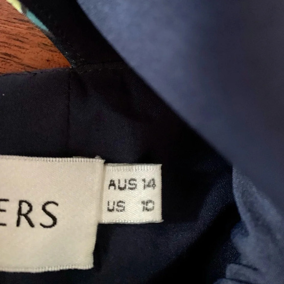 FAME AND PARTNERS Sasha Off the Shoulder Lemon Dress size 10 - Picture 15 of 16